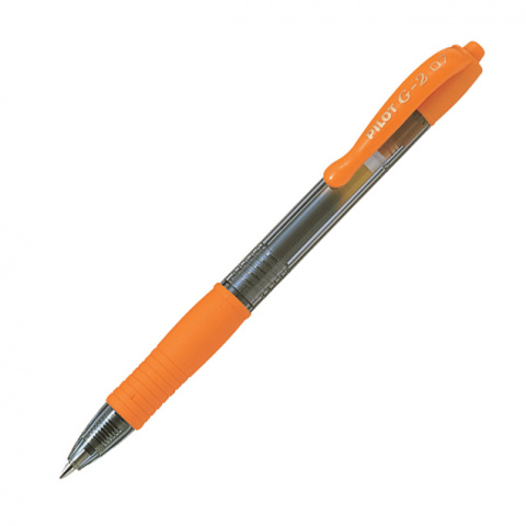 Gelová propiska Pilot G-2 0,7mm oranžová