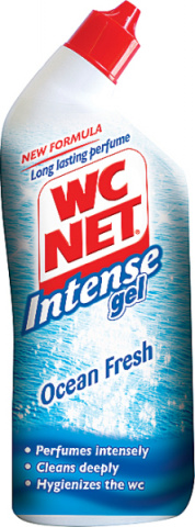 WC Net gel tekutý čistič Ocean Fresh 750ml