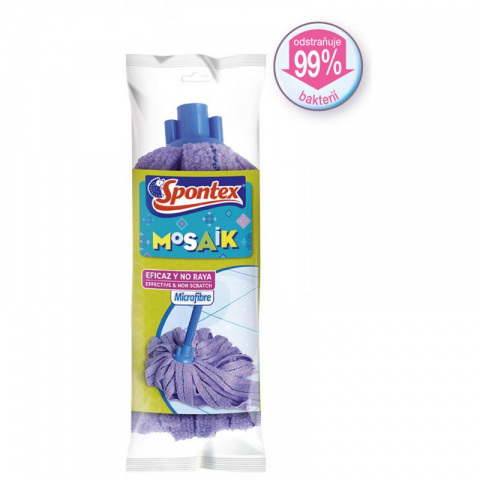 Mop Spontex Mosaik Microfibre náhrada - třásňový