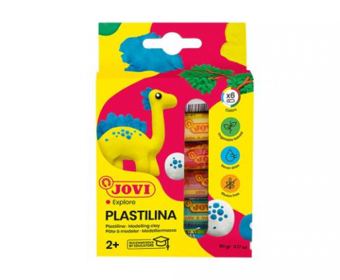 Plastelína JOVI 15g x  6barev