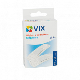 Náplast VIX bílá 20ks Sensitive