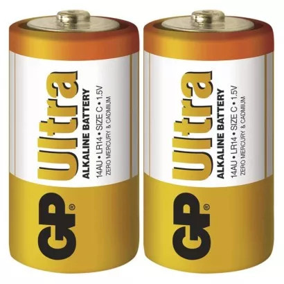 Baterie GP LR14 alkalická Ultra 1,5V 2ks
