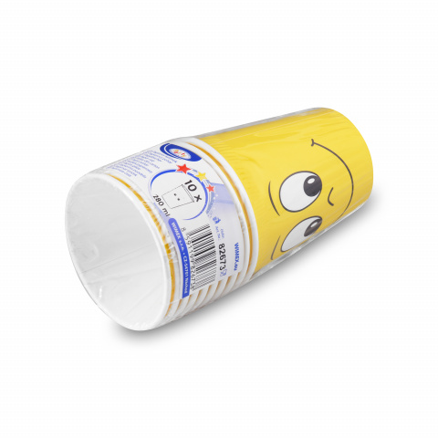 Kelímek 280ml M Smiley 10ks