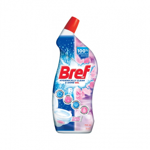 Bref Power WC Hygienically Clean&Shine gel 700ml Floral