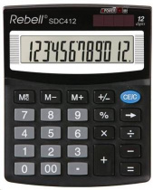 Kalkulačka Rebell stolní SDC412+, 12-míst foto