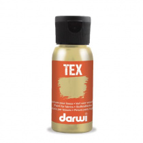 Barva na textil darwi 50ml metalická zlatá foto