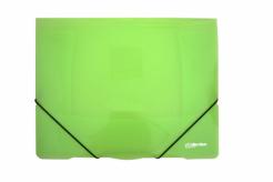 Desky s gumou A4 3 klopy eCollection zelená foto