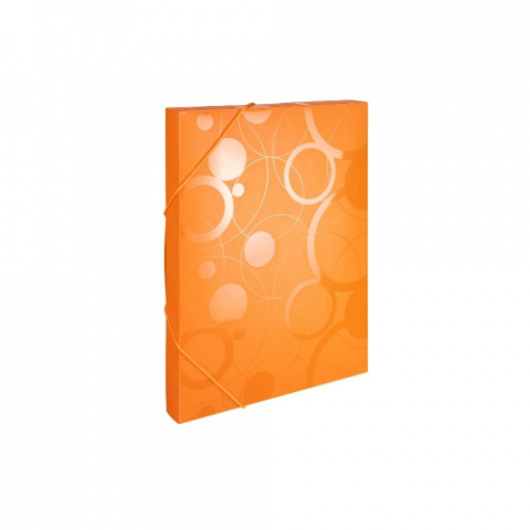 Krabice s gumou A4 NEO COLORI oranžová