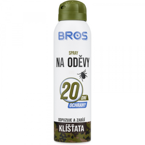 Repelent Bros sprej 90ml odpuzuje a zabíjí klíšťata na oděvy