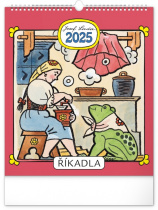 Kalendář PGN-35744-L Josef Lada Říkadla 2026 30x34cm foto