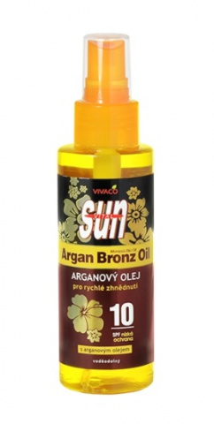 SUN Opalovací olej OF10 s BIO arganovým olejem 100ml