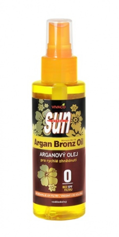 SUN Opalovací olej OF0 s BIO arganovým olejem 100ml