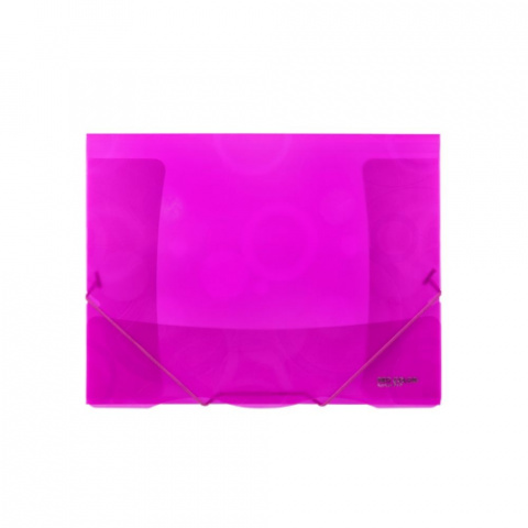 Desky s gumou A4 3 klopy NEO COLORI růžová