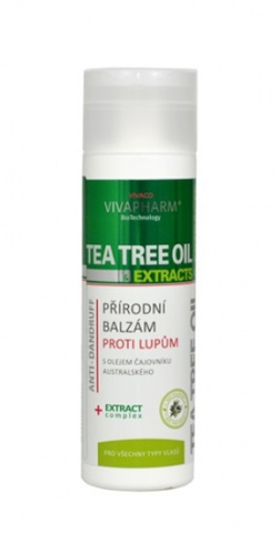 VIVAPHARM Balzám proti lupům 200ml Tea Tree Oil