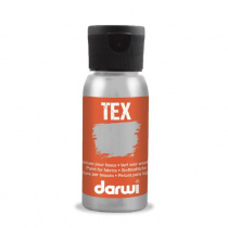 Barva na textil darwi 50ml metalická stříbrná foto