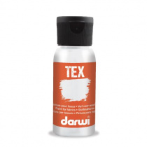 Barva na textil darwi 50ml perleťová bílá foto