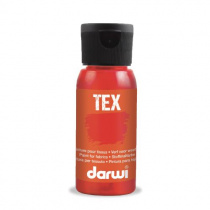 Barva na textil darwi 50ml karmínová růžová foto