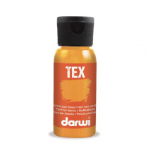 Barva na textil darwi 50ml neonová oranžová foto