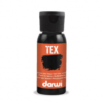 Barva na textil darwi 50ml černá foto