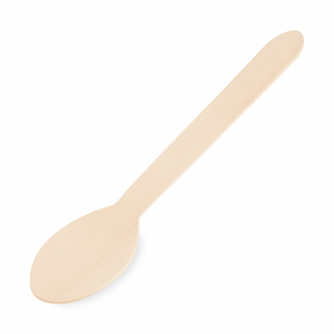 Lžíce dřevěná 16cm 100ks