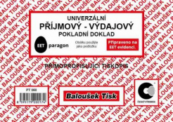 Univezální příjmový-výdajový pokl. doklad A6 Bal.sp. PT060 foto