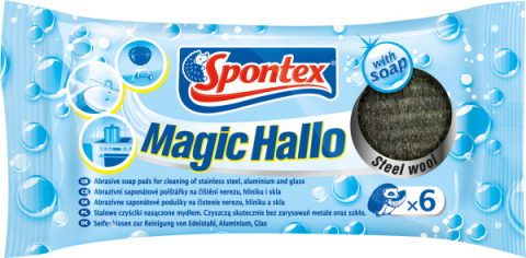 Spontex magic saponátové podušky (nerez, hliník,sklo) 6ks