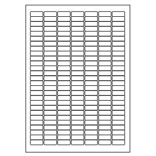 Etikety A4 bílé 100ks 25,4 x 10 mm (189ks)