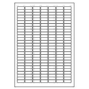 Etikety A4 bílé 100ks 25,4 x 10 mm (189ks)