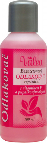 Odlakovač Valea S vitaminem F a pupalkovým olejem 100ml