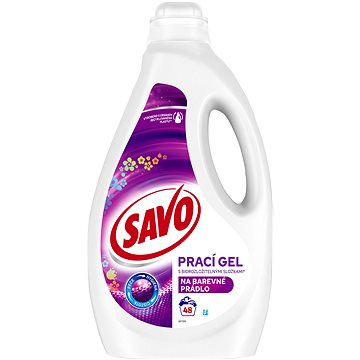 Savo prací gel 48PD 2.4L na barevné AKCE