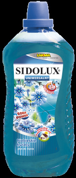 Sidolux soda power 1L Modré květy