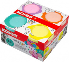 Modelovací hmota Kores MAGIC CLAY 4ks 40g Pastel foto