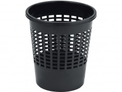Koš plastový děrovaný 11L černý foto