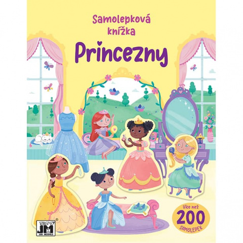 Knížka samolepková JM Princezny
