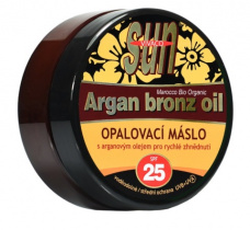 SUN Vital opalovací máslo s arganovým olejem 200ml OF25 pro rychlé zhnědnutí foto