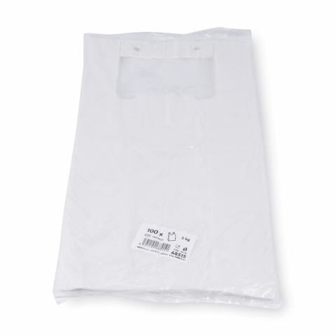 Taška košilka  5kg 100ks v bloku (HDPE)