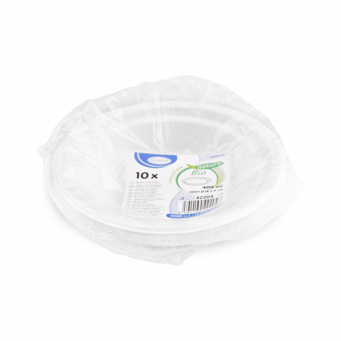 Miska BIO 10ks 400ml cukrová třtina